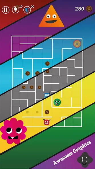 Maze Legend : A Cute Maze Game (Мейз Легенд)  [МОД Все открыто] Screenshot 2