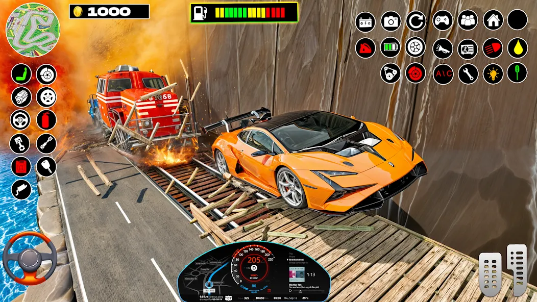 Rampa Car Game: GT Car stunts (Мега Рэмпс)  [МОД Бесконечные монеты] Screenshot 1