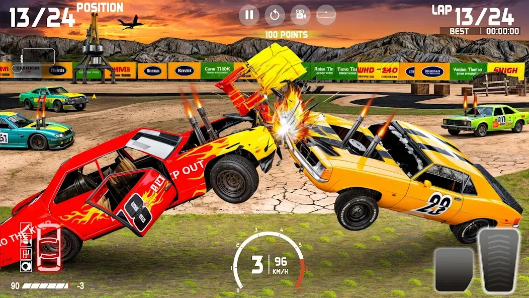 Demolition Derby: Car Games  [МОД Все открыто] Screenshot 1