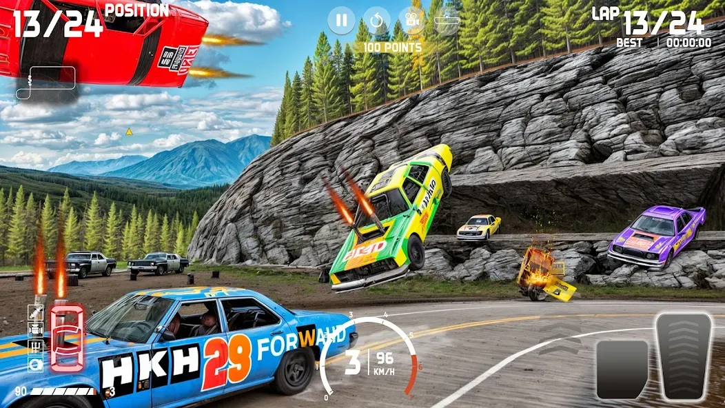 Demolition Derby: Car Games  [МОД Все открыто] Screenshot 3