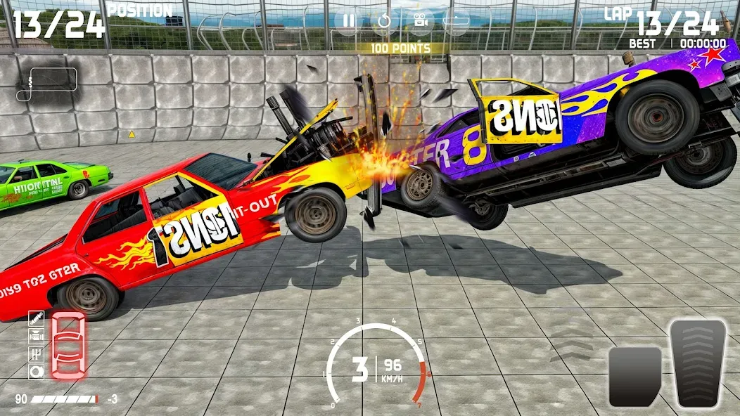 Demolition Derby: Car Games  [МОД Все открыто] Screenshot 5