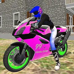 Взломанная Real Moto Bike Racing Game  [МОД Menu] - последняя версия apk на Андроид