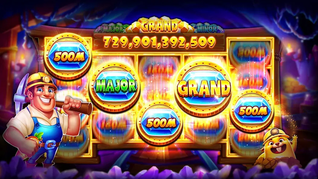 Jackpot Wins - Slots Casino (Джекпот Винс)  [МОД Menu] Screenshot 2