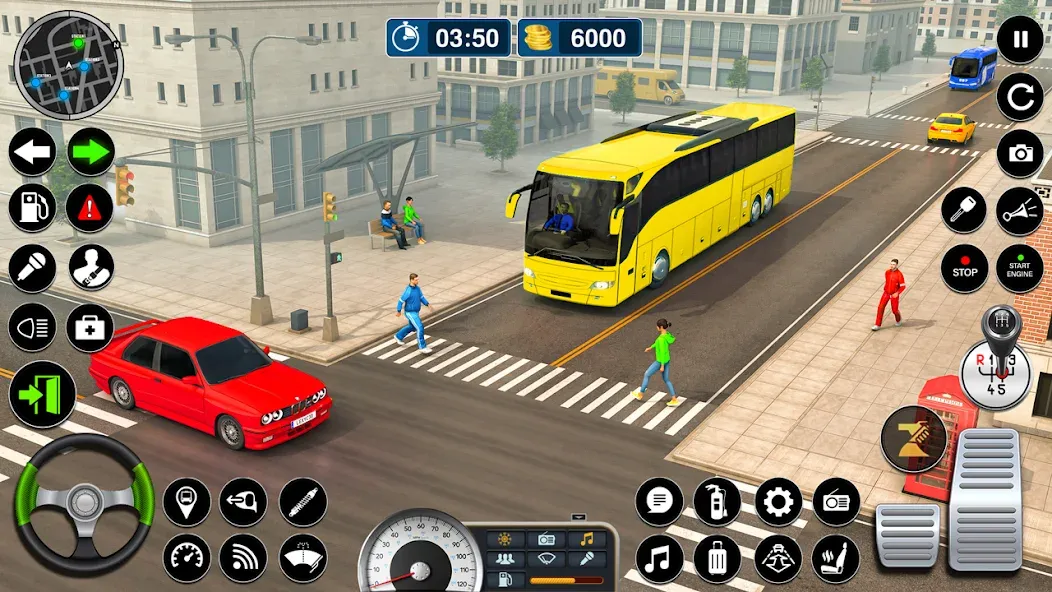 Bus Simulator Game: Coach Game  [МОД Бесконечные монеты] Screenshot 4