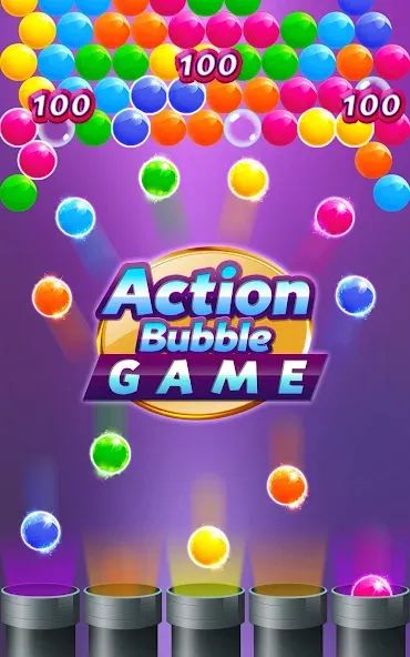 Action Bubble Game (Экшн Бабл Игра)  [МОД Много монет] Screenshot 5