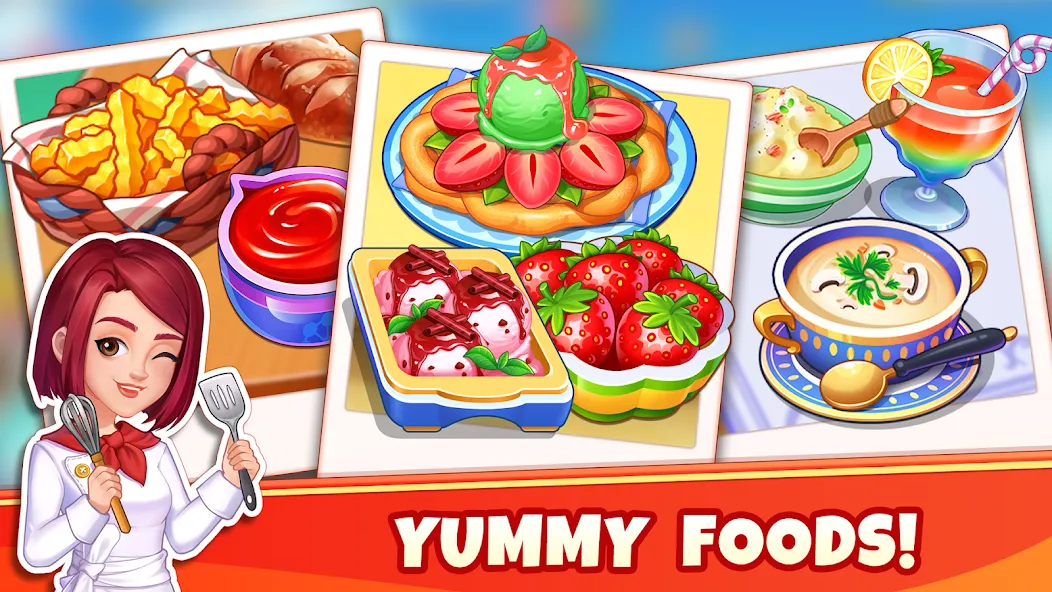 Cooking Wonder-Restaurant Game (Кукинг Вондер)  [МОД Все открыто] Screenshot 1