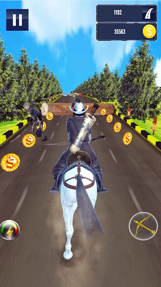 Cowboy Horse Run  [МОД Menu] Screenshot 1