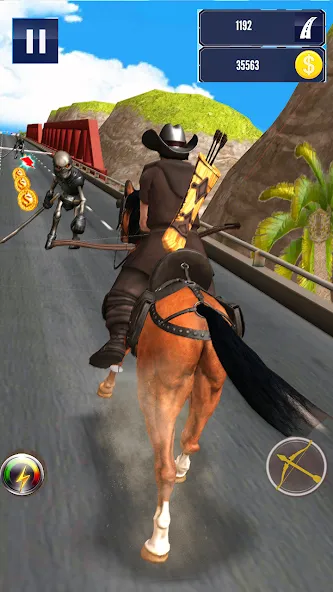 Cowboy Horse Run  [МОД Menu] Screenshot 4