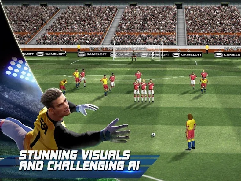 Real Football (Реал Футбол)  [МОД Меню] Screenshot 2