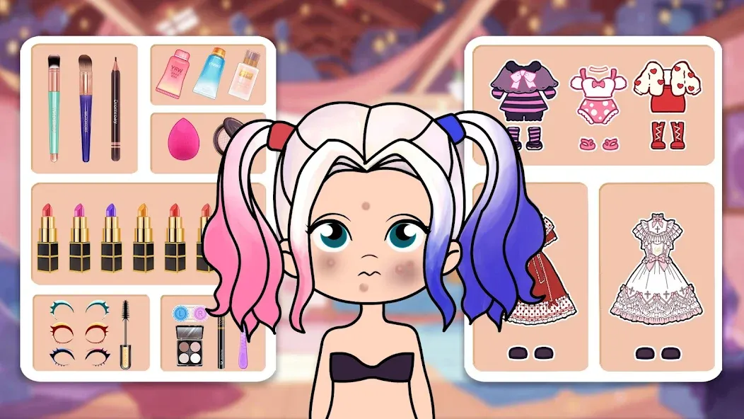 Doll Dress Up - Makeup Games  [МОД Unlimited Money] Screenshot 2