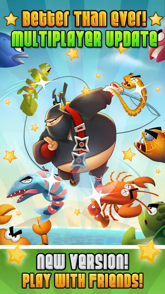 Ninja Fishing (Ниндзя Фишинг)  [МОД Меню] Screenshot 1