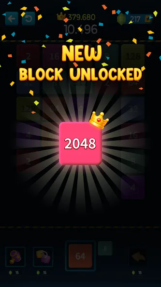 1M - Merge Number Block Puzzle  [МОД Mega Pack] Screenshot 5