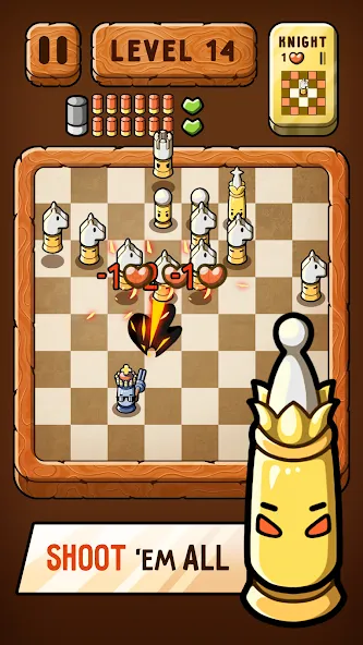 Bullet Chess: Board Shootout (Бюллет чесс)  [МОД Бесконечные деньги] Screenshot 1