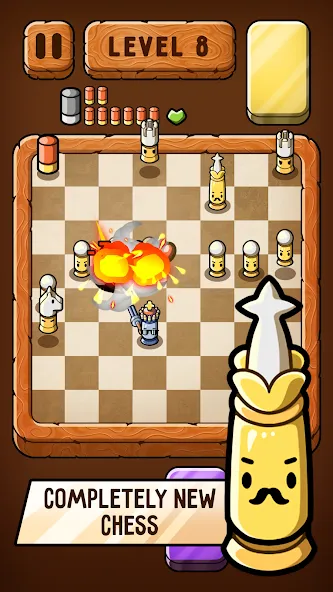 Bullet Chess: Board Shootout (Бюллет чесс)  [МОД Бесконечные деньги] Screenshot 3