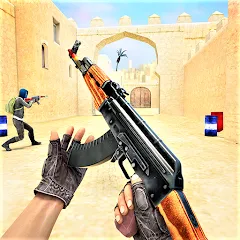 Взломанная Commando Gun Shooting Games  [МОД Бесконечные монеты] - стабильная версия apk на Андроид