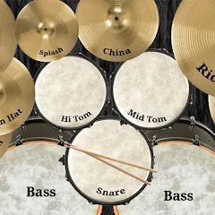 Скачать взломанную Drum kit (Drums) free  [МОД Много монет] - последняя версия apk на Андроид