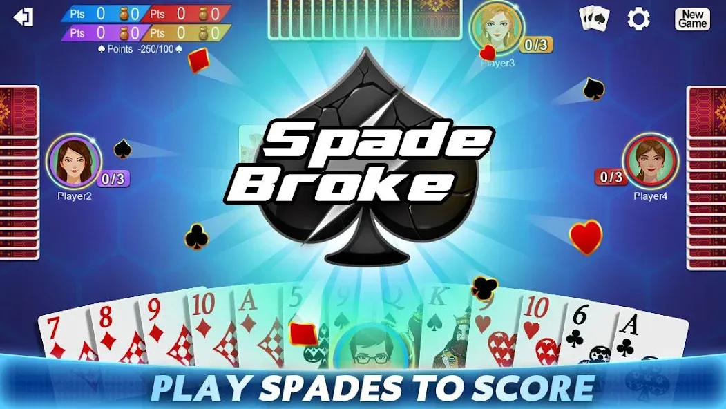 Spades (Спейдс)  [МОД Все открыто] Screenshot 3