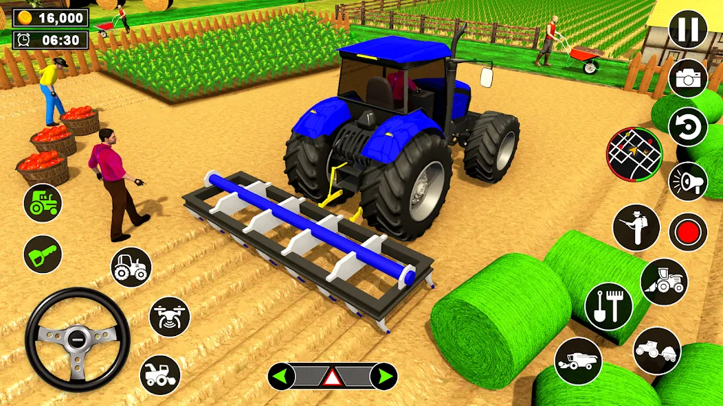 Real Tractor Driving Simulator (Реальный симулятор вождения трактора)  [МОД Unlocked] Screenshot 2