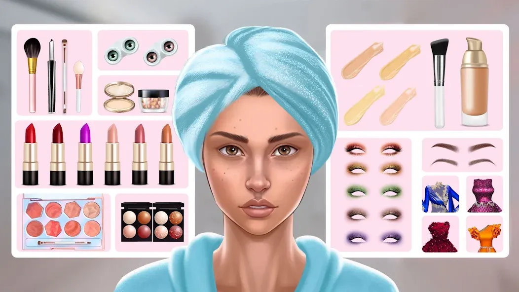 DIY Makeup: Beauty Makeup Game  [МОД Unlimited Money] Screenshot 4