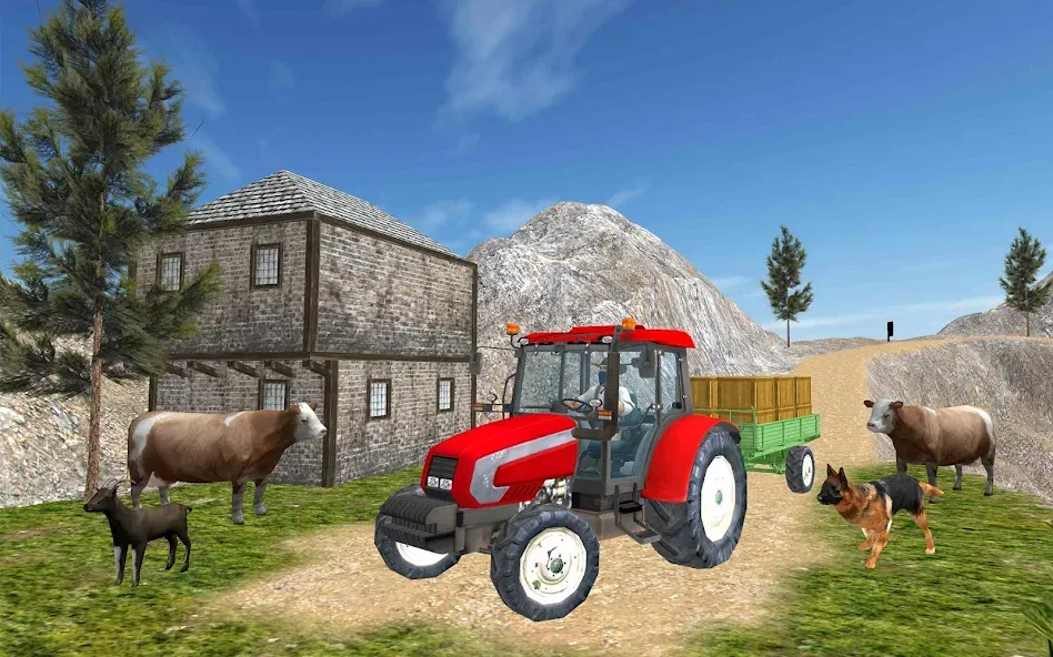 Tractor Driver 3D Farming Sim (Тракторист 3D Симулятор Фермерства)  [МОД Меню] Screenshot 1