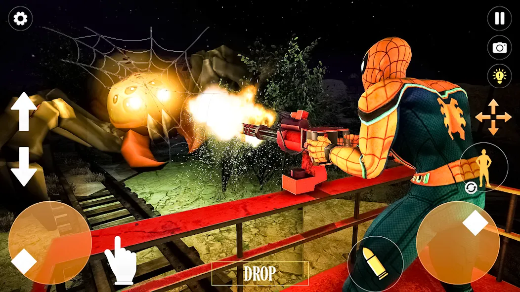 Horror Spider : Scary Train  [МОД Бесконечные монеты] Screenshot 2