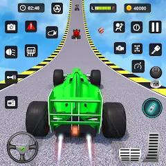 Взлом Formula Car Stunt - Car Games (Формула автомобиль трюк)  [МОД Unlimited Money] - последняя версия apk на Андроид