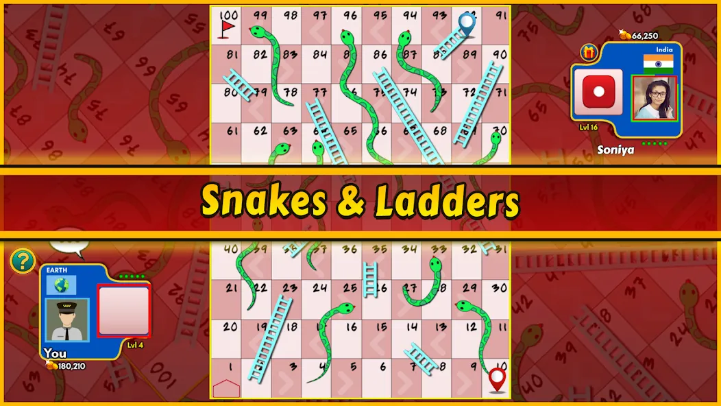 Snakes and Ladders King (Снейкс энд Ладдерс Кинг)  [МОД Unlimited Money] Screenshot 3