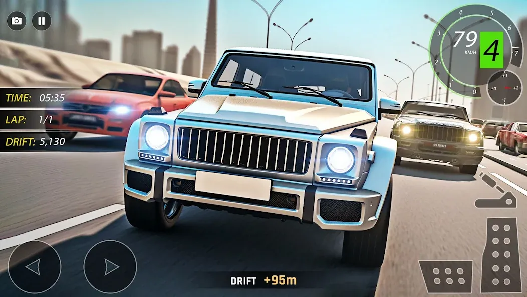 Highway Drifting Racing Games  [МОД Бесконечные монеты] Screenshot 4