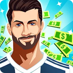 Скачать взломанную Idle Eleven - Soccer tycoon (Айдл Илевен)  [МОД Много монет] - полная версия apk на Андроид