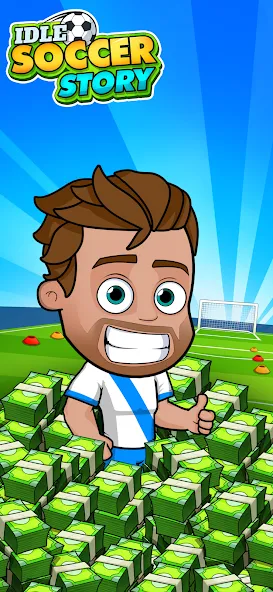 Idle Soccer Story - Tycoon RPG (Айдл Соккер Стори)  [МОД Unlimited Money] Screenshot 1