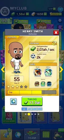 Idle Soccer Story - Tycoon RPG (Айдл Соккер Стори)  [МОД Unlimited Money] Screenshot 4