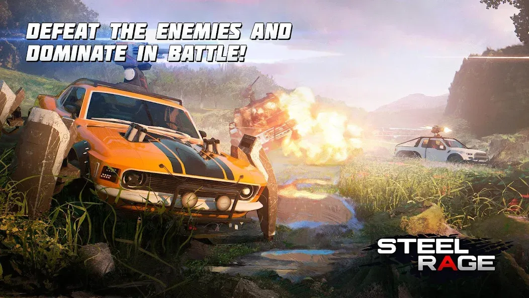 Steel Rage: Mech Cars PvP War (Стил Рейдж)  [МОД Много денег] Screenshot 2