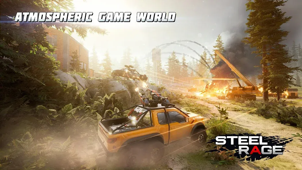 Steel Rage: Mech Cars PvP War (Стил Рейдж)  [МОД Много денег] Screenshot 3