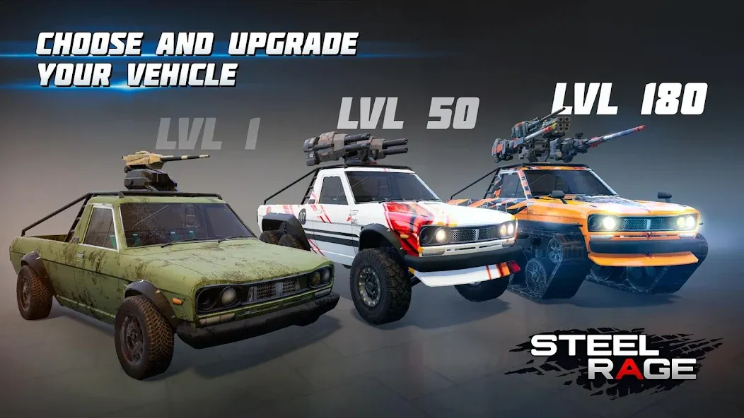 Steel Rage: Mech Cars PvP War (Стил Рейдж)  [МОД Много денег] Screenshot 4