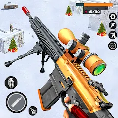 Взломанная Banduk Game - Sniper Gun Games (Снайперская Война 3D)  [МОД Меню] - стабильная версия apk на Андроид