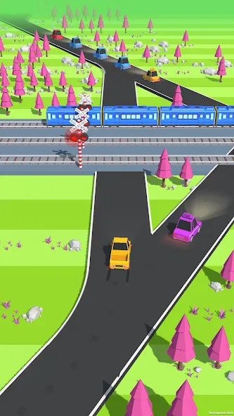 Traffic Run!: Driving Game  [МОД Unlocked] Screenshot 1