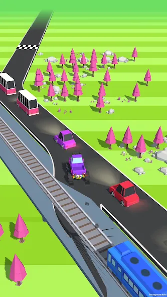 Traffic Run!: Driving Game  [МОД Unlocked] Screenshot 2