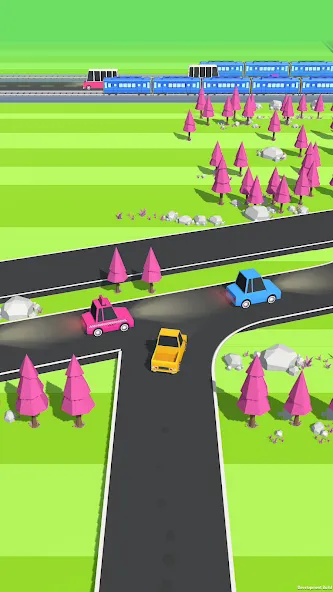 Traffic Run!: Driving Game  [МОД Unlocked] Screenshot 5