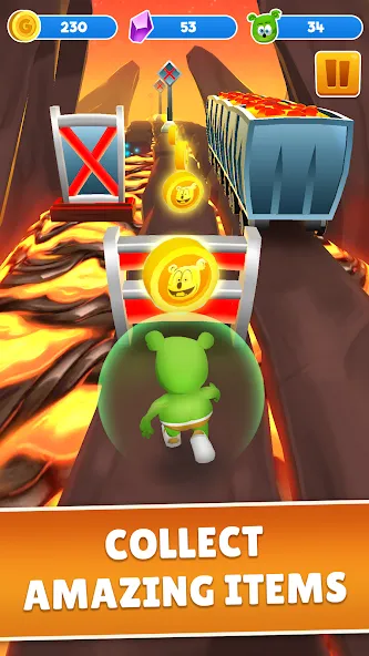 Gummy Bear Run: Running Games (Гамми Бер Ран)  [МОД Unlocked] Screenshot 4