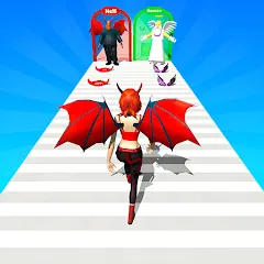 Взломанная Heaven Life Rush! Paradise Run  [МОД Unlocked] - полная версия apk на Андроид