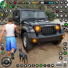 Взлом Jeep Driving Simulator offRoad (Джип Драйвинг Симулятор вне дороги)  [МОД Много монет] - стабильная версия apk на Андроид