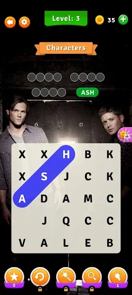 Supernatural Word Search (упернатуральный поиск слов)  [МОД Меню] Screenshot 2