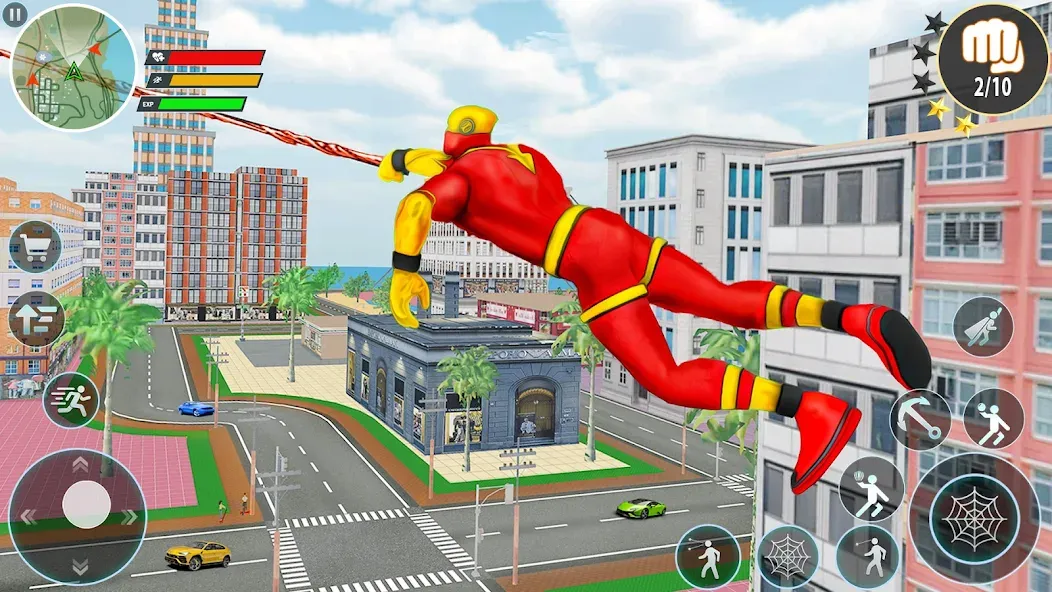 Rope Hero Spider Fighting Game  [МОД Бесконечные деньги] Screenshot 3