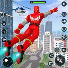 Взлом Rope Hero Spider Fighting Game  [МОД Бесконечные деньги] - стабильная версия apk на Андроид