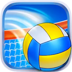 Скачать взломанную Volleyball Champions 3D - Onli  [МОД Unlimited Money] - стабильная версия apk на Андроид