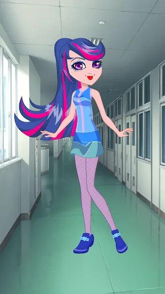 Pony College Student Dress Up (Пони Студент Колледжа Одеваются)  [МОД Menu] Screenshot 1