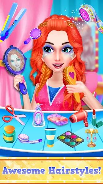 Fashion Braid Hairstyles Salon  [МОД Бесконечные монеты] Screenshot 4