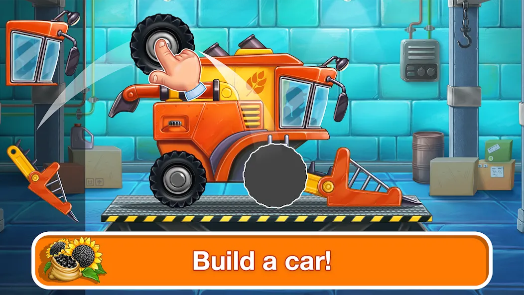 Tractor, car: kids farm games  [МОД Unlocked] Screenshot 1