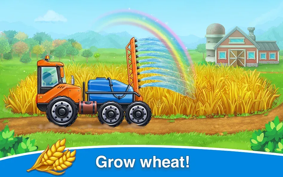 Farm land & Harvest Kids Games  [МОД Бесконечные деньги] Screenshot 3