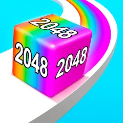 Взлом Jelly Run 2048 (Джелли Ран 2048)  [МОД Много монет] - полная версия apk на Андроид